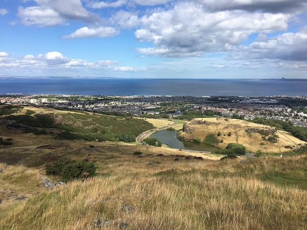 View from Arthur's seat in Edinburgh.
